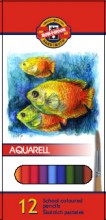 Ostatní - Pastelky Aquarell 3716  12 ks