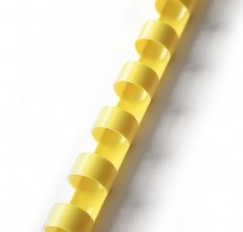 Ostatní - Plastové hřebeny 6 mm žluté
