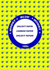 Ostatní - Uhlový papír modrý