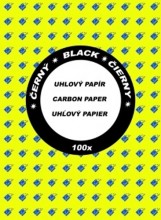 Ostatní - Uhlový papír černý