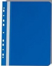 Ostatní - Rychlovazač A4 PVC s Euroděrováním silný modrý