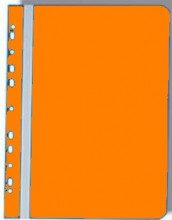 Ostatní - Rychlovazač A4 PVC s Euroděrováním silný oranžový
