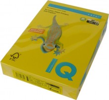 Ostatní - Barevný papír IQ A4 IG50 intenzivně žlutá
