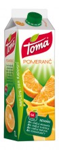 Ostatní - Džus Toma Pomeranč nektar 1 l