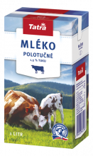 Ostatní - Mléko Tatra polotučné 1L