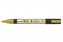 Posca - PC-3M akryl.popisovač POSCA, 0,9-1,3 zlatý