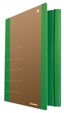Donau - Spisové desky s gumičkou LIFE A4 karton, neonově zelené