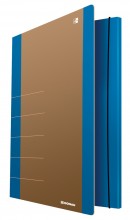Donau - Spisové desky s gumičkou LIFE A4 karton, neonově modré