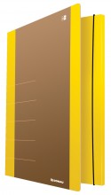 Donau - Spisové desky s gumičkou LIFE A4 karton, neonově žluté