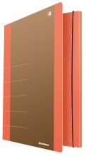 Donau - Spisové desky s gumičkou LIFE A4 karton, neonově oranžové