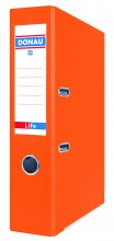Donau - Pákový pořadač LIFE A4/75 mm karton, neonově oranžový 