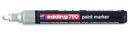 Popisovač Edding 791 stříbrný