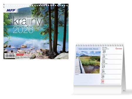 Kalendář MFP Krajiny mini 2026