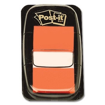 Samolepicí záložky 3M 680 oranžová