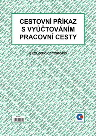 Cestovní příkaz A4 Baloušek ET235