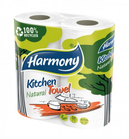 Papírové utěrky Harmony Natural