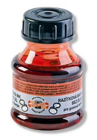 Barva razítková 50g Koh-i-noor červená
