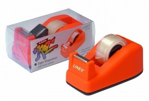 Odvíječ lepící pásky Linex TD100 oranžový