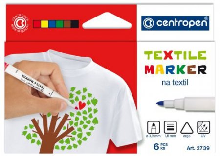 Značkovač Centropen 2739 6 ks sada