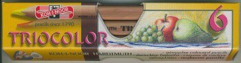 Pastelky Triocolor 3151 6 ks natur
