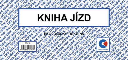 Kniha jízd 1/3 A4 Baloušek ET315