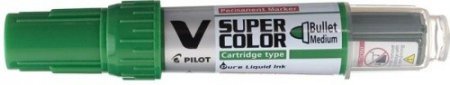 Popisovač Pilot V Super Color zelený