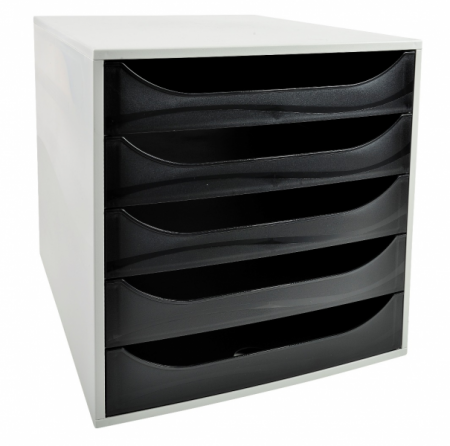 Zásuvkový box Exacompta Ecobox+ černý, 207/2296014 černý