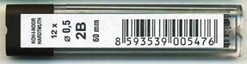Tuhy do mikrotužky 0.5 mm 2B