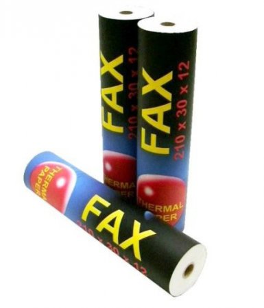 Faxový papír 210 mm 15m
