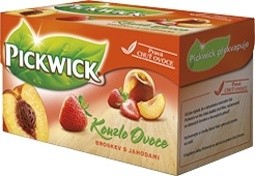 Čaj pickwick Broskev s jahodami