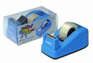 Odvíječ lepící pásky Linex TD100 kobaltové modrý