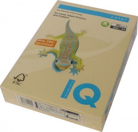 Barevný papír IQ A4 CR20 chamois