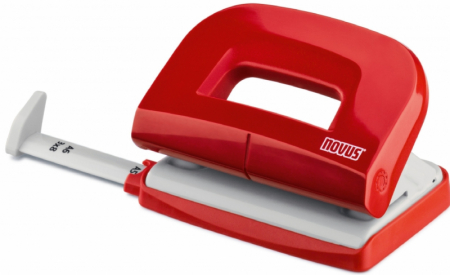 Děrovač Novus E210, červená