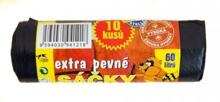 Pytel odpadní 60 L role 10 ks extra pevný