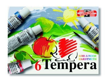 Barvy tempera 6 ks 162501