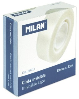 Páska lepící 19 mm x 33 m Invisible Milan