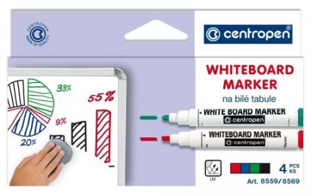 Značkovač Centropen 8559 4 ks sada