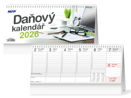 Kalendář 2026 stol.Daňový