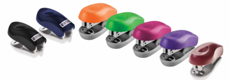 Sešívačka Easy mini 2001 oranžová, 24/6 8 listů