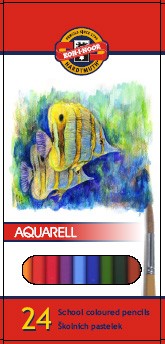 Pastelky Aquarell 3718 24 ks