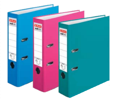 Pořadač páka A4/8cm Herlitz caribic, Herlitz caribic