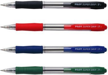 Pero kuličkové Pilot Super grip černá