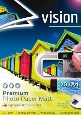 Fotopapír Vision matný 170g 20listů