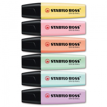 Zvýrazňovač Stabilo Boss Original Pastel, 152/70116 zelená