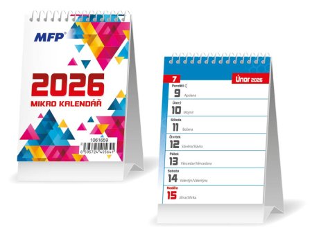 Kalendář MFP mikro kalendář 2026