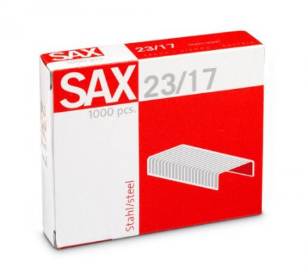 Drátky do sešívačky Sax 23/17
