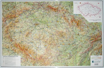 Podložka na stůl oboustranná mapa