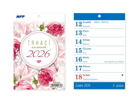 Kalendář MFP Trhací A6 2026