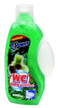 Q Power WC gel 400 ml borovice
