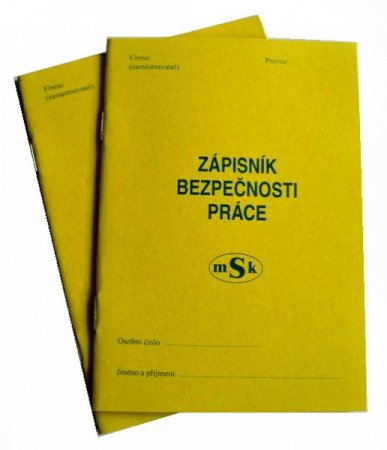 Zápisník bezpečnosti práce A6 mSk 215